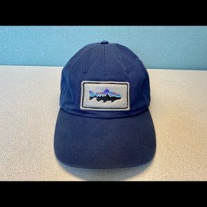 Patagonia Hat Blue w/ Gray Felt Fish Patch